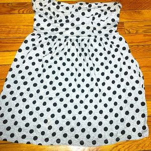 Polka Dot Tube Top Dress